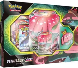 Pokemon TCG Venusaur VMAX Battle Box V-Max 4 Booster Packs NEW SEALED - Image 1