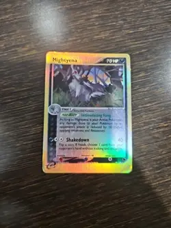 Pokemon TCG Mightyena EX Ruby and Sapphire Holo Rare Card 10/109 - Image 1