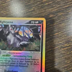 Pokemon TCG Mightyena EX Ruby and Sapphire Holo Rare Card 10/109 - Image 3