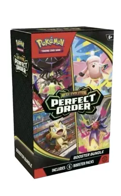 Pokemon TCG: Mega Evolution-Perfect Order Booster Bundle (6 Packs) - Presale - Image 1