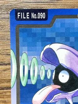 Pokemon Carddass Card Shellder File No.90 Bandai Pocket Monsters 1997 Japan - Image 3