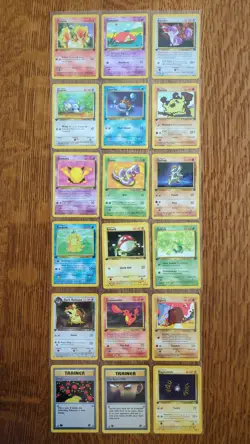 Lot of 18 Pokemon Cards Rocket Set 1st Editions Vintage LP - NM - Image 2