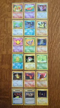 Lot of 18 Pokemon Cards Rocket Set 1st Editions Vintage LP - NM - Image 3