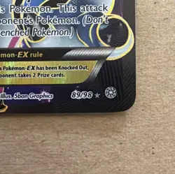 Hoopa-EX 89/98 - Full Art Ultra Rare - XY Ancient Origins - Pokemon TCG - LP - Image 2