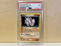 Rhyhorn Reverse Holo Ex Hidden Legends PSA 9 Pokemon TCG Graded Mint 70/101 - Image 1