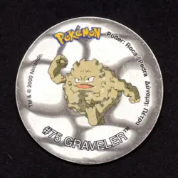 #75 GRAVELER TAZO Nº96 POKEMON TAZOS 2 COLECCION 2000 MATUTANO / TASTY - Image 1