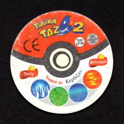 #75 GRAVELER TAZO Nº96 POKEMON TAZOS 2 COLECCION 2000 MATUTANO / TASTY - Image 2