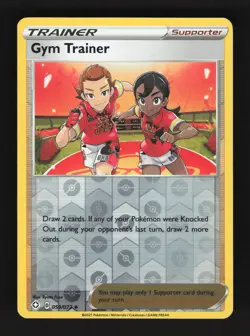 2021 Pokemon Gym Trainer 059/072 Reverse Holo Uncommon Shining Fates - Image 1
