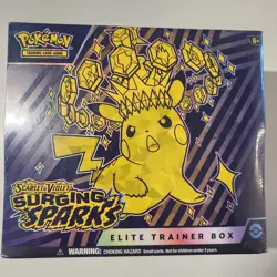 Pokemon TCG Scarlet & Violet Surging Sparks Elite Trainer Box ETB Factory Sealed - Image 1