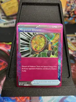 Pokemon TCG Megaton Blower 182/191 Ace Spec Holo Rare Surging Sparks - Image 1