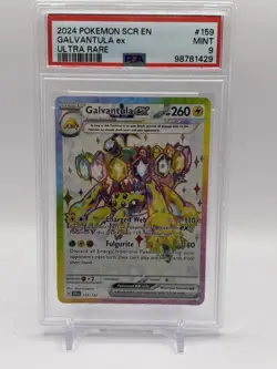 POKEMON TCG - STELLAR CROWN - GALVANTULA EX 159/142 SGC 10 - Image 1