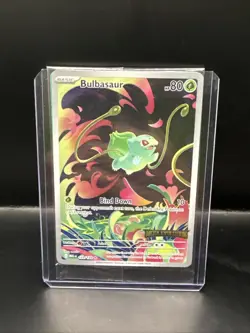 Pokemon Bulbasaur 133/132 Promo Stamped Mega Evolution Holo Sealed - Image 1