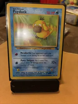 Psyduck - 53/62 - 1st Edition Fossil Set - Pokemon Card - LP - Image 1