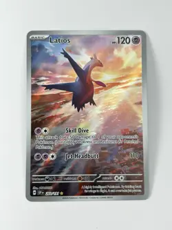 Pokemon TCG Latios ex 203/191 Surging Sparks Illustration Rare Full Art - Image 3
