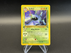 Golbat - 1st Edition - 34/62 Fossil Set - Pokemon TCG - 1999 - Image 1