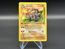 Graveler - 1st Edition - 37/62 Fossil - Pokemon TCG - 1999 - Image 1