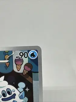 Pokemon Paradox Rift Vanillish 190/182 Holiday Stamp Illustration - Image 3