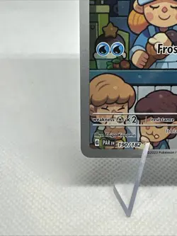 Pokemon Paradox Rift Vanillish 190/182 Holiday Stamp Illustration - Image 5