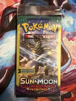 Pokemon Sun & Moon Booster 2 Guardians Rising 3pack Blister Sealed 820650801976 - Image 1