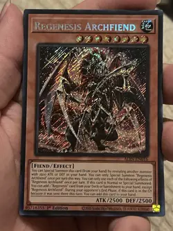 Regenesis Archfiend - ALIN-EN016 - NM - 1st Edition - Secret Rare - Yu-Gi-OH! - Image 1