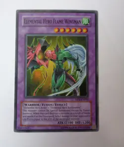 Elemental Hero Flame Wingman DP1-EN010 (Super Rare, Lightly Played / LP) Yugioh - Image 1