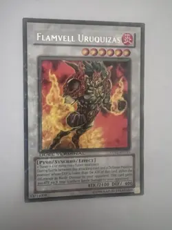 Yugioh Flamvell Uruquizas DT01-EN033 Duel Terminal ~ Parallel Rare ~ NM Unplayed - Image 3