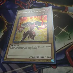 Yugioh! Elemental HERO Burstinatrix LCGX-EN004 Secret Rare 1st Edition VLP/NM - Image 2