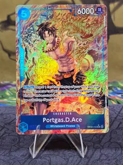 Portgas D Ace OP08-052 Two Legends Alt Art One Piece Card NM - Image 1