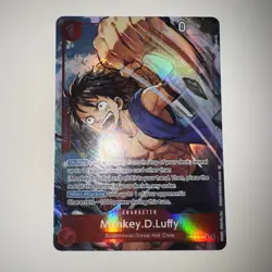 One Piece TCG OP14-013 Monkey .D. Luffy AA Alt Art Card Game CCG ENGLISH - Image 1
