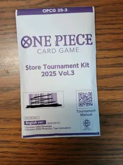 One Piece Card Game Store Tournament Kit 2025 Vol 3 English Sealed - Image 1