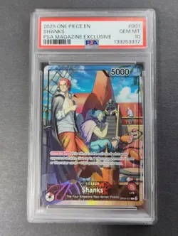 Shanks (2025 PSA Magazine Promo); Foil; One Piece; PSA 10 - Image 1