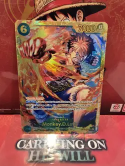 1x - One Piece TCG Carrying on His Will - Monkey D Luffy OP13-118 SEC - NM - Image 4