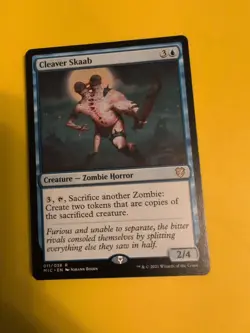Cleaver Skaab. Zombie horror rare MIC MTG Card. - Image 1