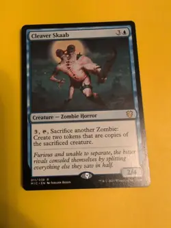 Cleaver Skaab. Zombie horror rare MIC MTG Card. - Image 2