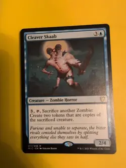 Cleaver Skaab. Zombie horror rare MIC MTG Card. - Image 3