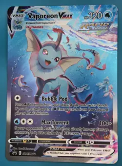 Vaporeon VMAX SWSH182 Jumbo Cards Holo - Image 1
