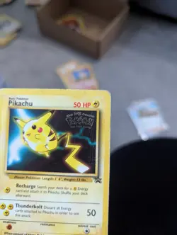 Pikachu 4 | Black Star Promo | WOTC Pokemon Card | HP - Image 2