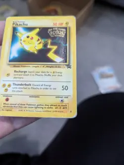 Pikachu 4 | Black Star Promo | WOTC Pokemon Card | HP - Image 3