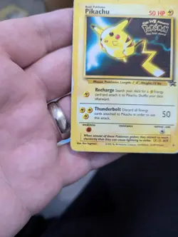 Pikachu 4 | Black Star Promo | WOTC Pokemon Card | HP - Image 4