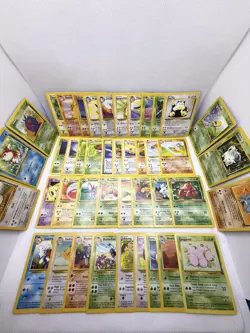 Vintage Pokemon Jungle Master Set 43 out of 64 Cards (67%) No Duplicates WOTC - Image 2