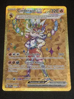 Cinderace EX 163 Scarlet & Violet Promo Holo Card Near Mint - Image 1