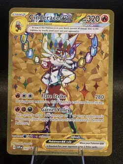 Cinderace EX 163 Scarlet & Violet Promo Holo Card Near Mint - Image 2