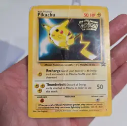 Pokemon Pikachu TCG - Pokemon First Movie Black Star Promo #4 Rare Vintage Card - Image 2