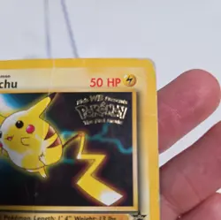 Pokemon Pikachu TCG - Pokemon First Movie Black Star Promo #4 Rare Vintage Card - Image 4