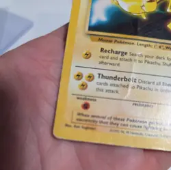 Pokemon Pikachu TCG - Pokemon First Movie Black Star Promo #4 Rare Vintage Card - Image 5