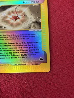 Star Piece 139/144 Skyridge Reverse Holo Pokemon Card Nm- - Image 2