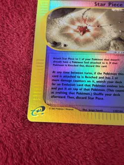 Star Piece 139/144 Skyridge Reverse Holo Pokemon Card Nm- - Image 3