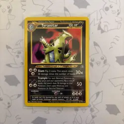 Neo Discovery Tyranitar Card 31/75 Non-Holo NM Pokemon TCG - Image 1