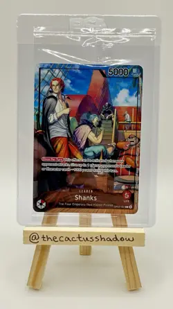 Shanks (2025 PSA Magazine Promo) OP09-001 One Piece Promotion Cards Foil- SEALED - Image 1