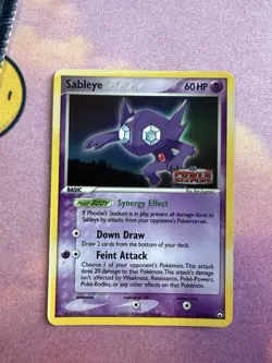 Sableye 22/108 Holo Rare Stamped Power Keepers Pokemon Card NM - Image 1